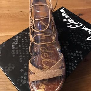 Sam Edelman Gemma Camel Suede sandals